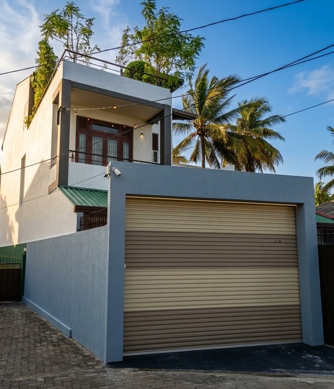 Front view of LP Residence